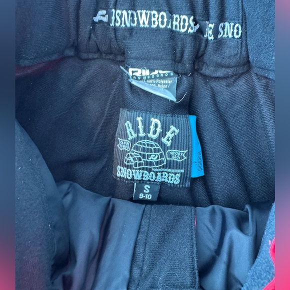 RIDE Snowboards Snow Pants Unisex Youth Size Small - Picture 6 of 6
